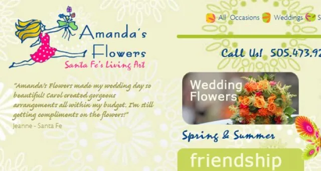 amandasflowers.net case study